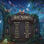 Bat names with name generator