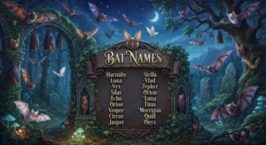Bat names with name generator