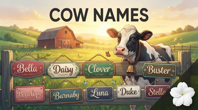 Cow names with name generator