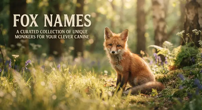Fox names with names generator