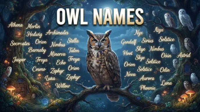 Owl name with name generator