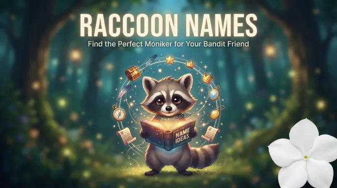 Raccoon names with name generator