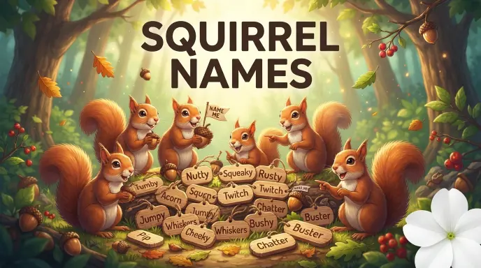Squirrel names with name generator