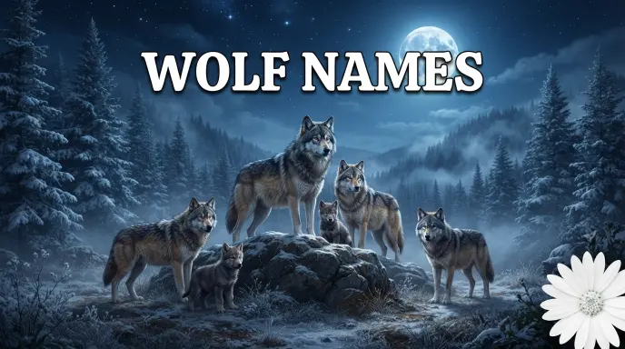 Wolf names with name generator