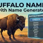 Buffalo names with name generator