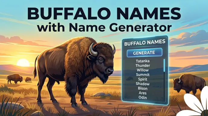Buffalo names with name generator