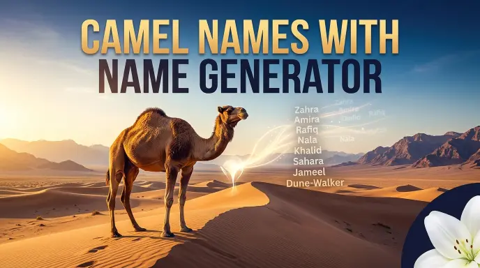 Camel names with name generator