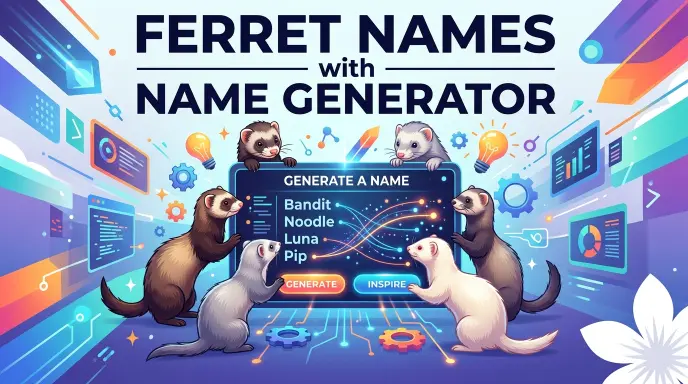 Ferret names with name generator