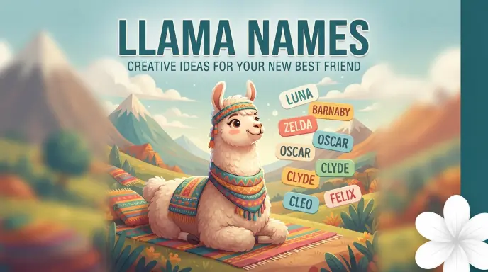 Llama names with name generator