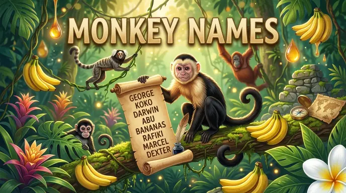 Monkey names with name generator