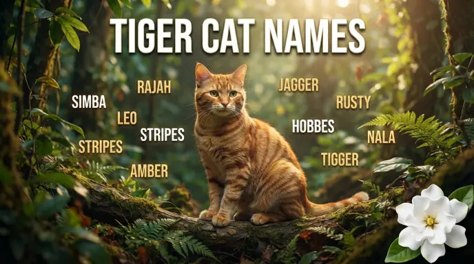 Tiger cat names with name generator